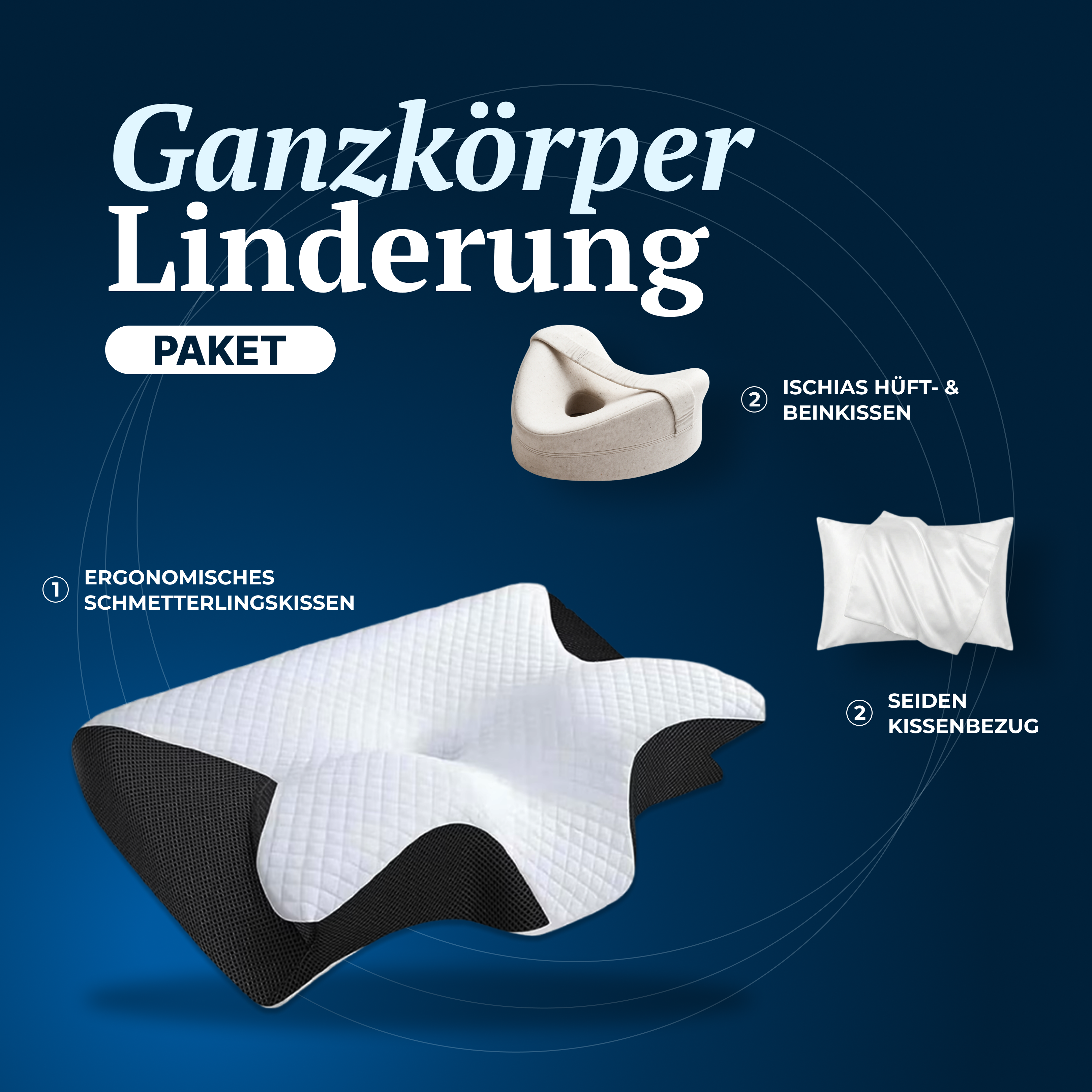 CuroSleep - Ganzkörper Linderung Paket