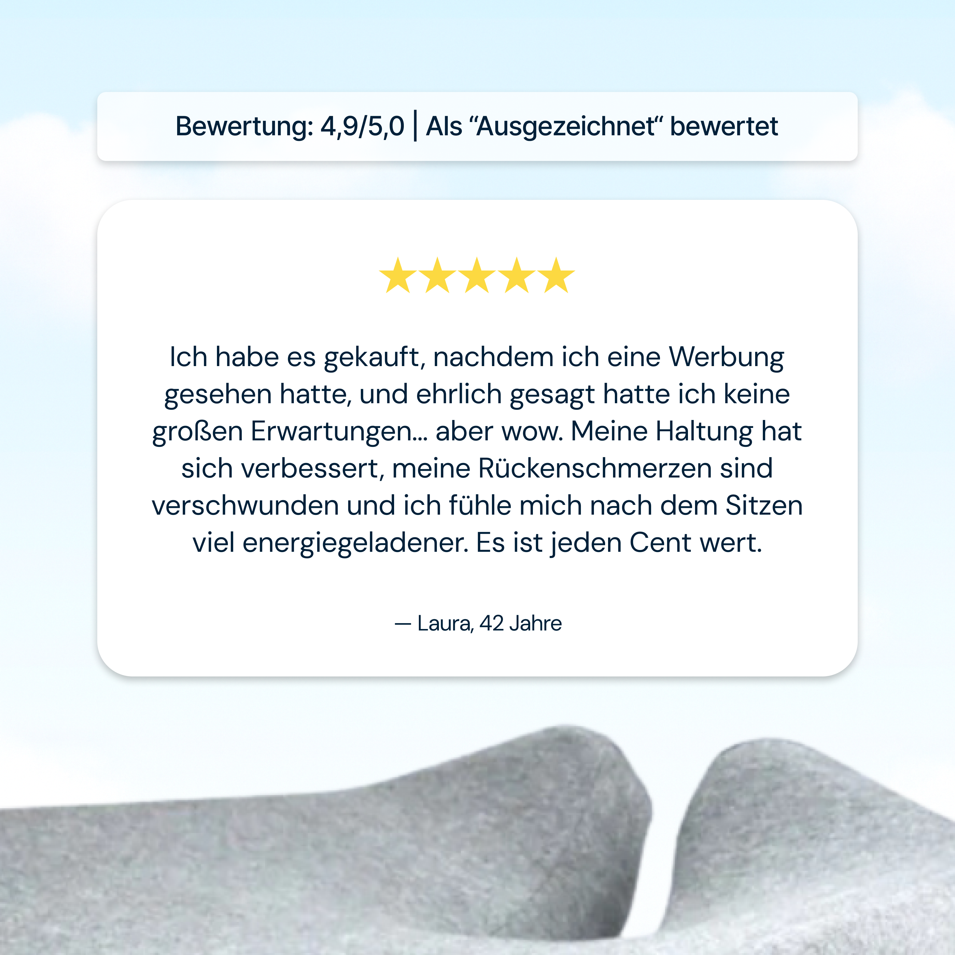 SitzHaltung – Premium Orthopädisches Kissen für optimale Haltung