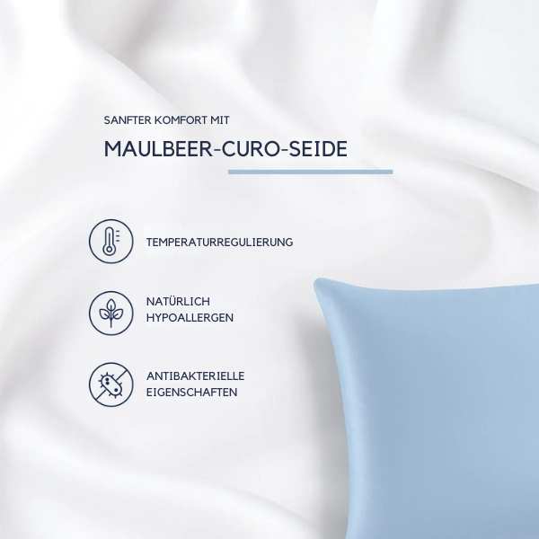 CuroSleep Seiden-Kissenbezug